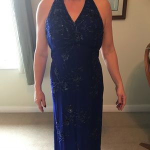 Blue Windsor Dress